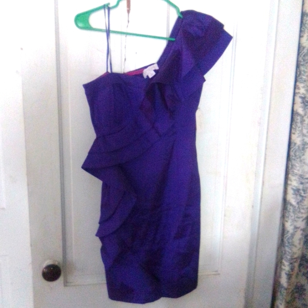 Jessica Simpson dressy royal purple dress size 8 never worn.